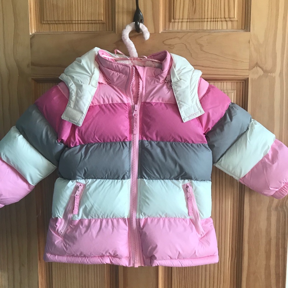 NWOT 3T Puffer Coat with Detachable Hood
